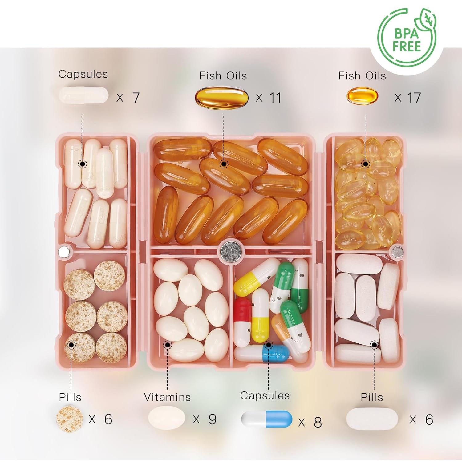 Katlanabilir İlaç ve Hap Kutusu