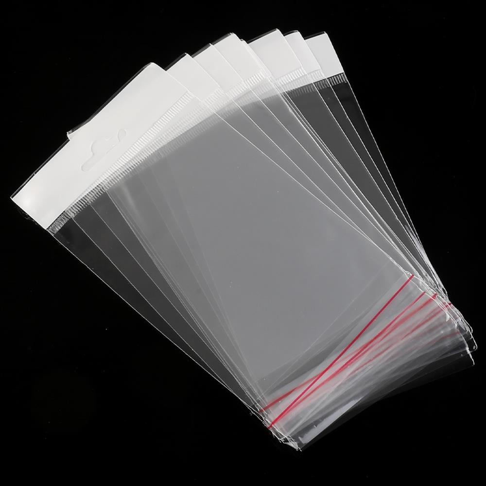 Kendinden Bantlı Askılı Jelatin Poşet 10 cm X 20 cm