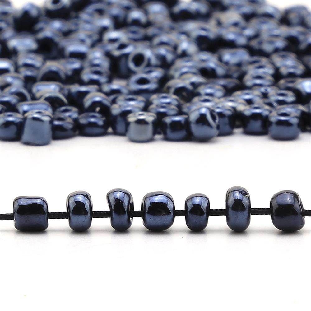 Kesme Kum Cam Boncuk Hematit