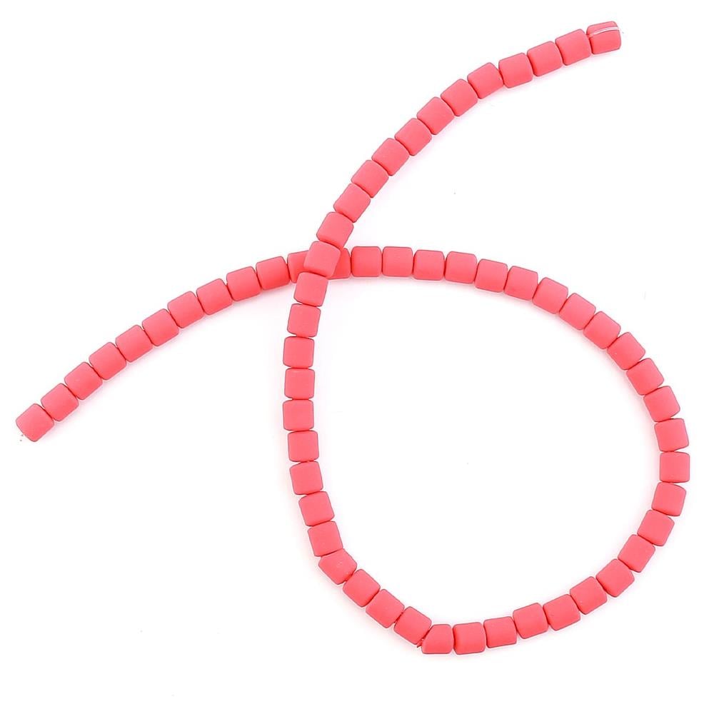 Kırmızı Lino Hamur Boncuk