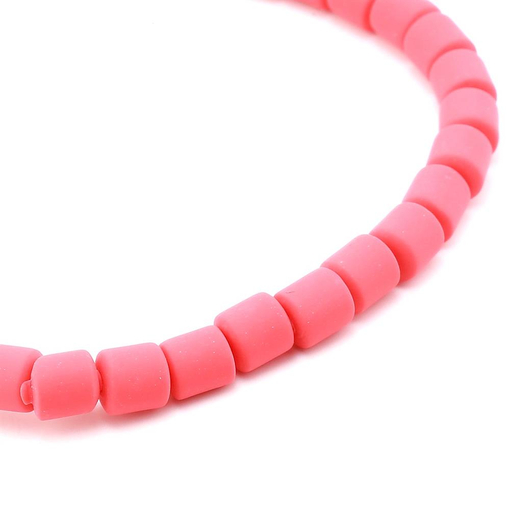 Kırmızı Lino Hamur Boncuk