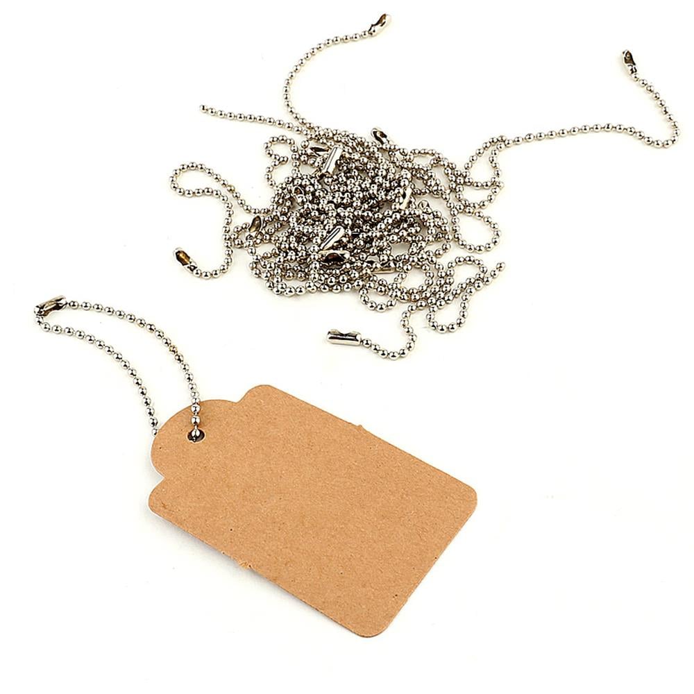 Klipsli Etiket Zinciri 10 Adet