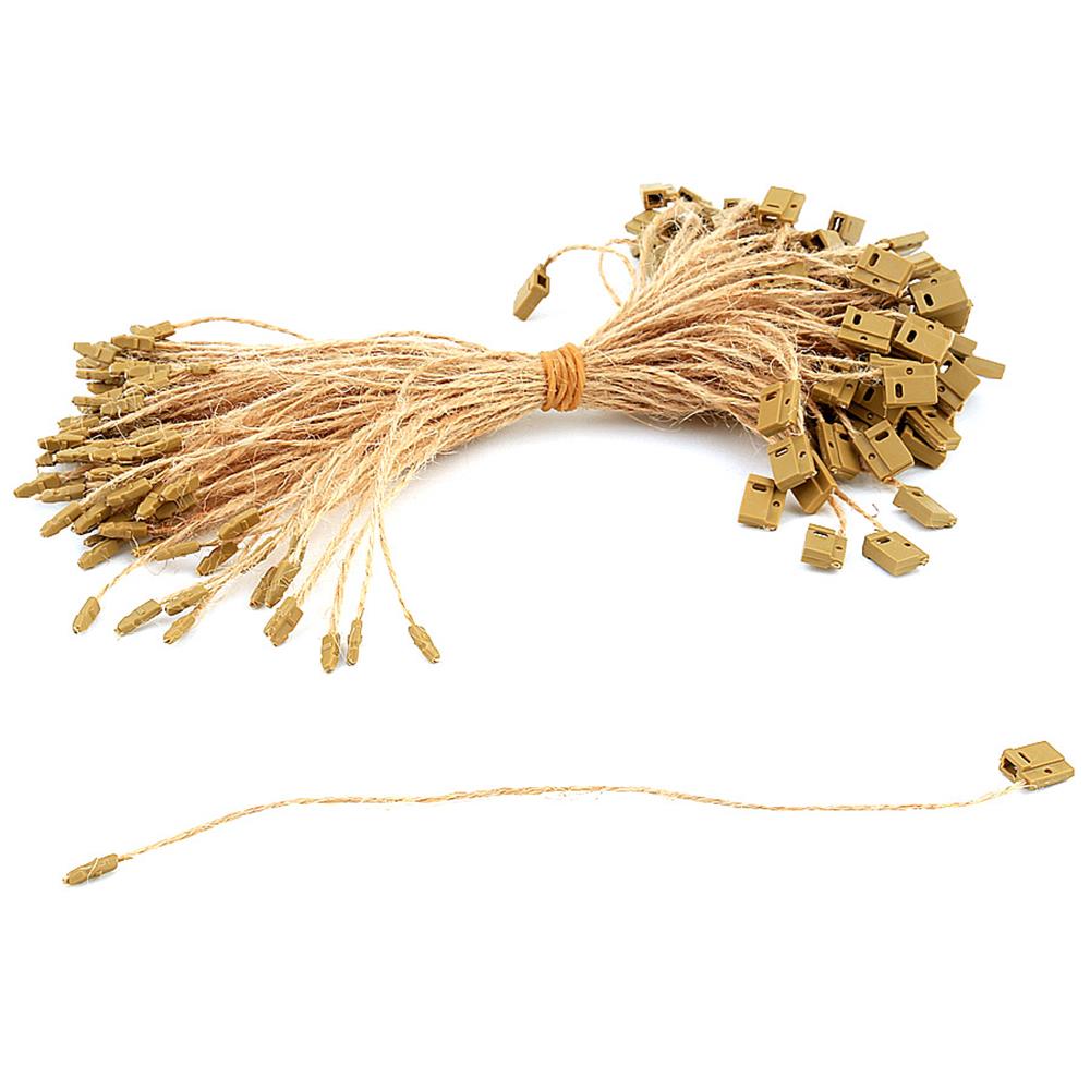 Klipsli, Kraft Etiket İpi (20 Adet)