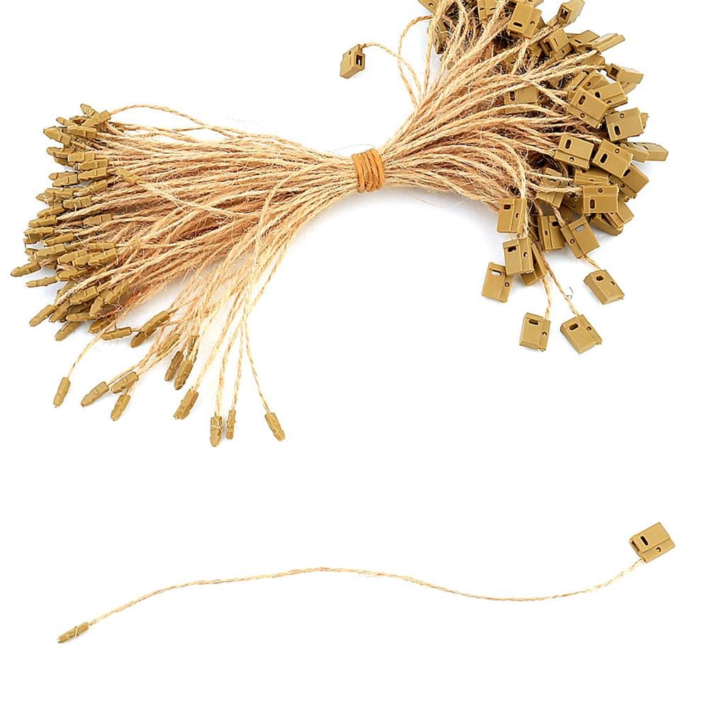 Klipsli, Kraft Etiket İpi (20 Adet)