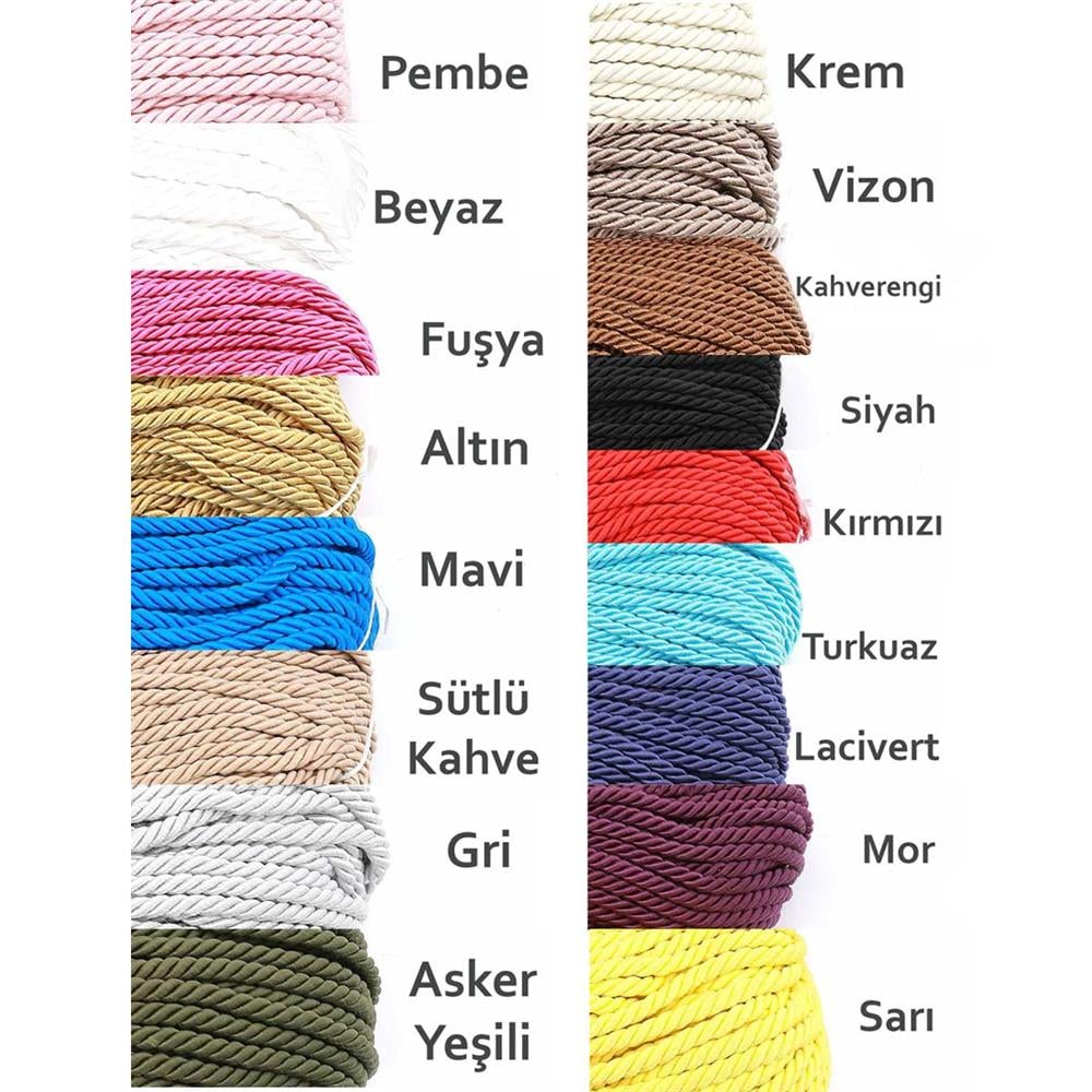 Kordon Halat İp 1 metre