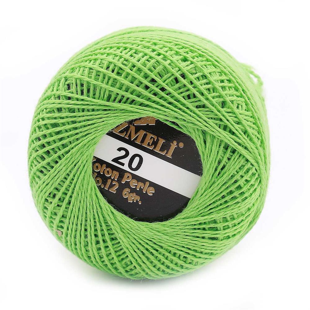 Koton Perle No:12 Etamin Kanaviçe Nakış İpi Açık Yeşil 20