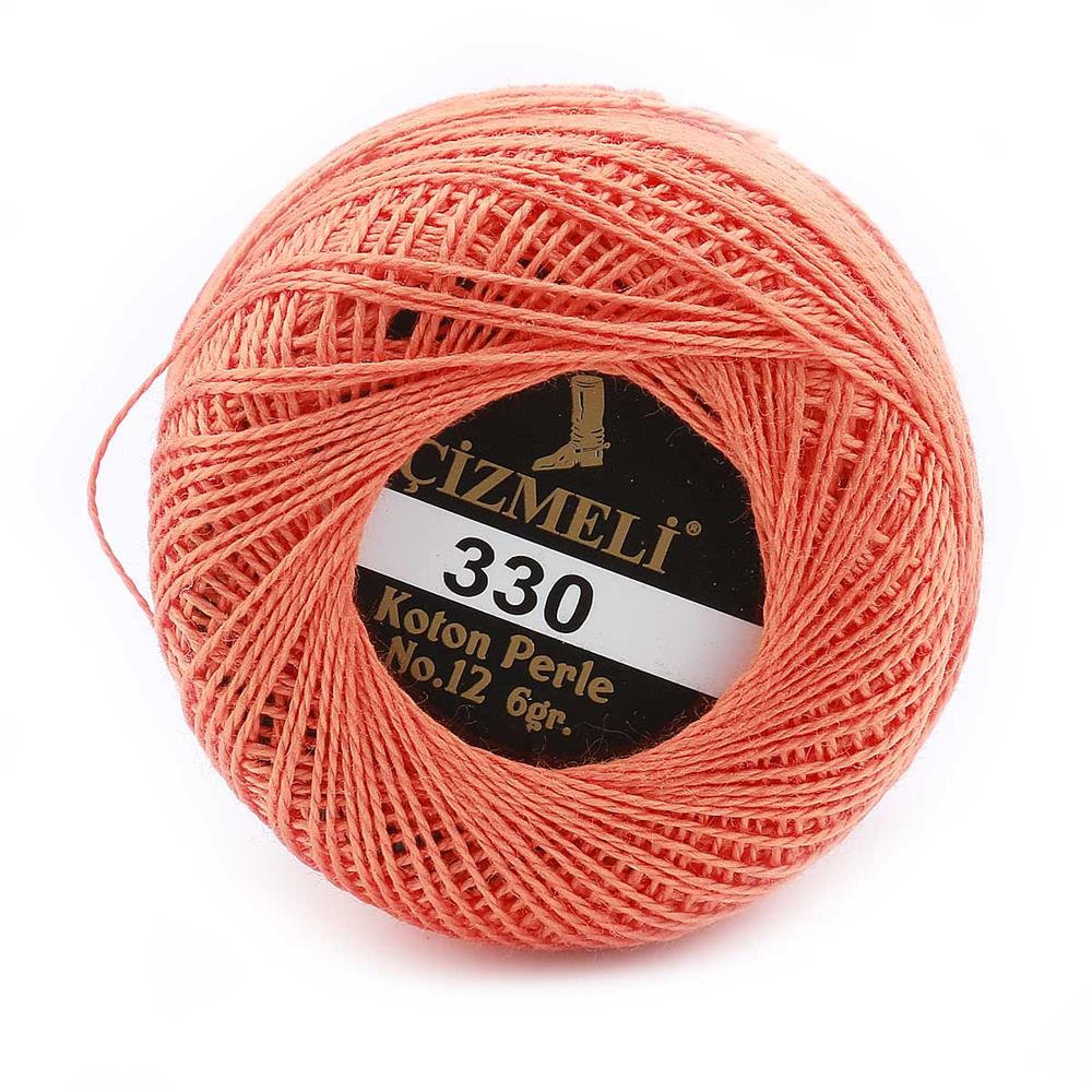 Koton Perle No:12 Etamin Kanaviçe Nakış İpi Turuncu 330