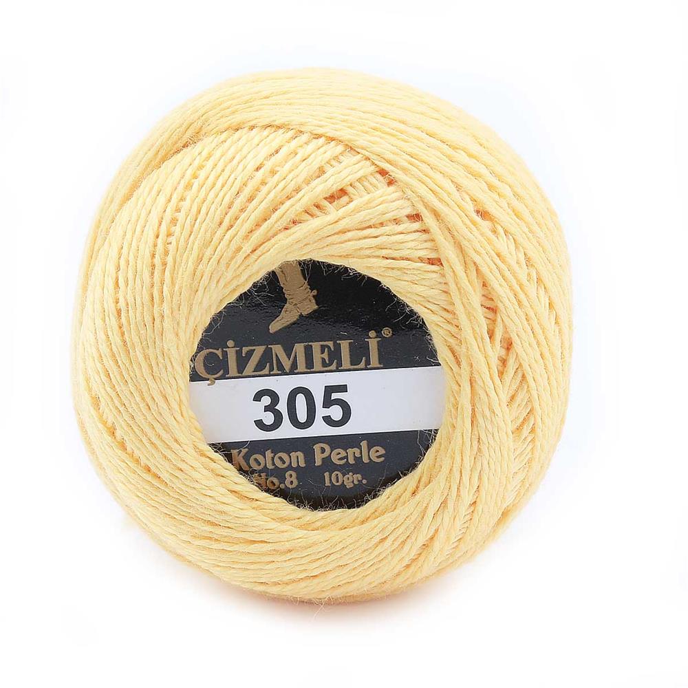 Koton Perle No:8 Etamin Kanaviçe Nakış ipliği 305 Ten Rengi