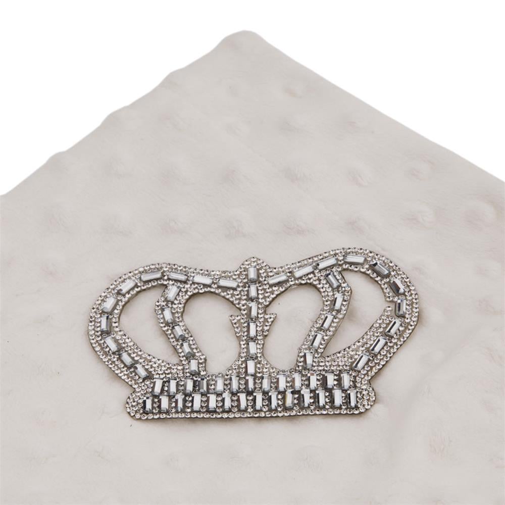 Kristal Dikdörtgen Taşlı Kral Taç