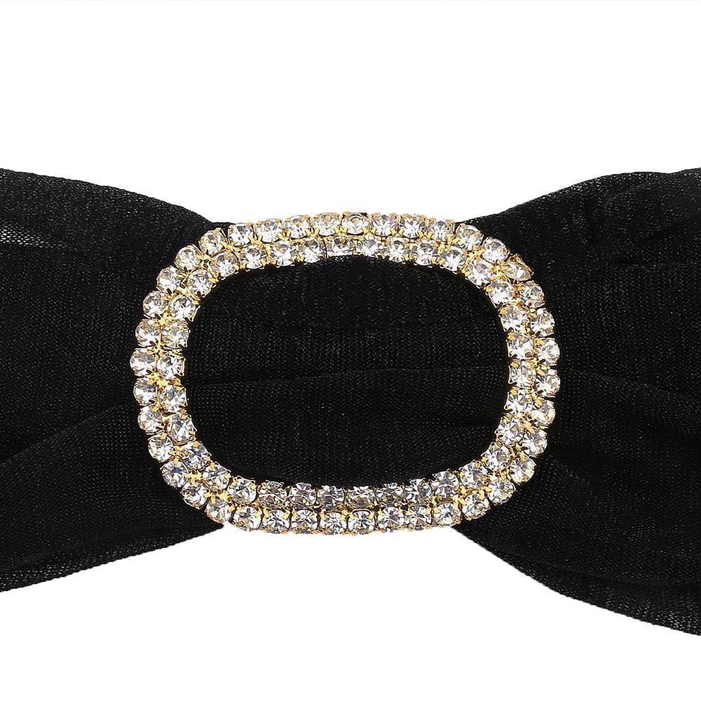 Kristal Taşlı Altın Renk Kemer Tokası