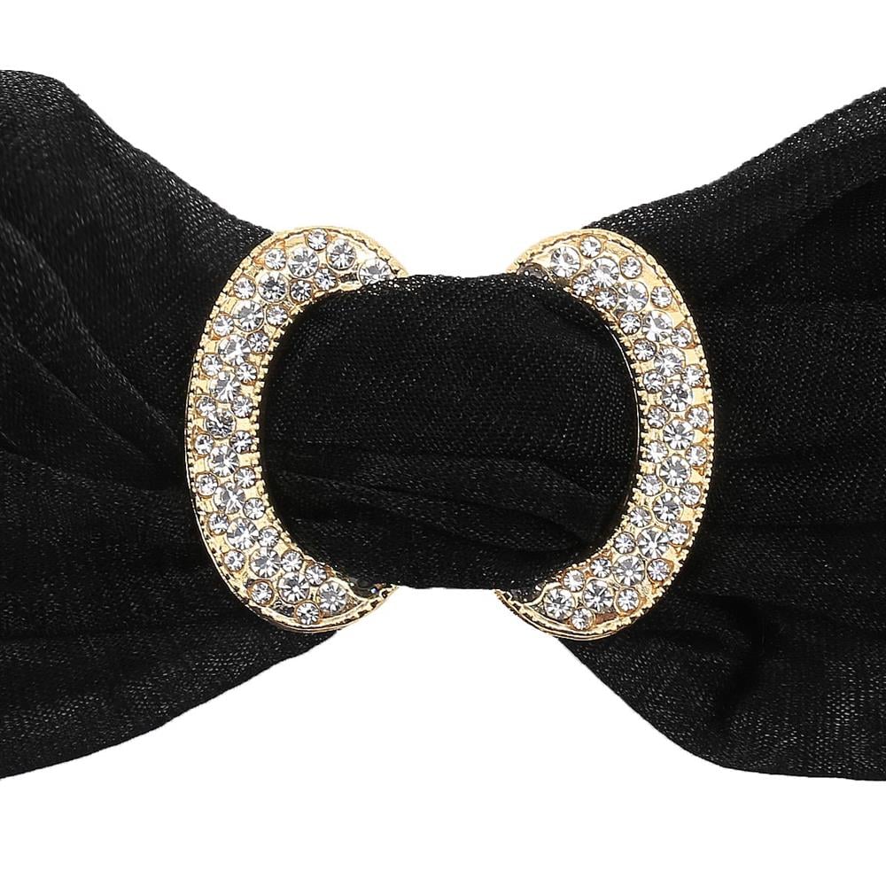 Kristal Taşlı Altın Renk Kemer Tokası