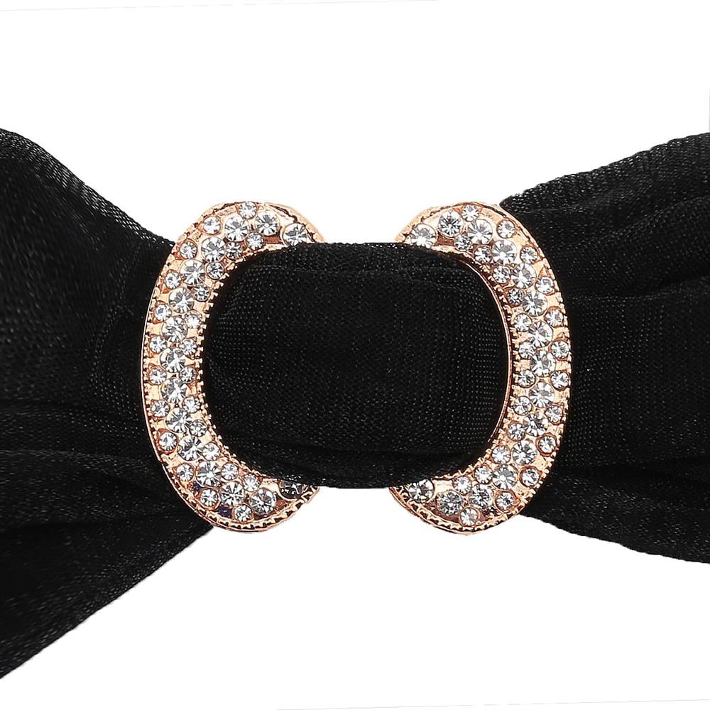 Kristal Taşlı Bakır Renk Kemer Tokası