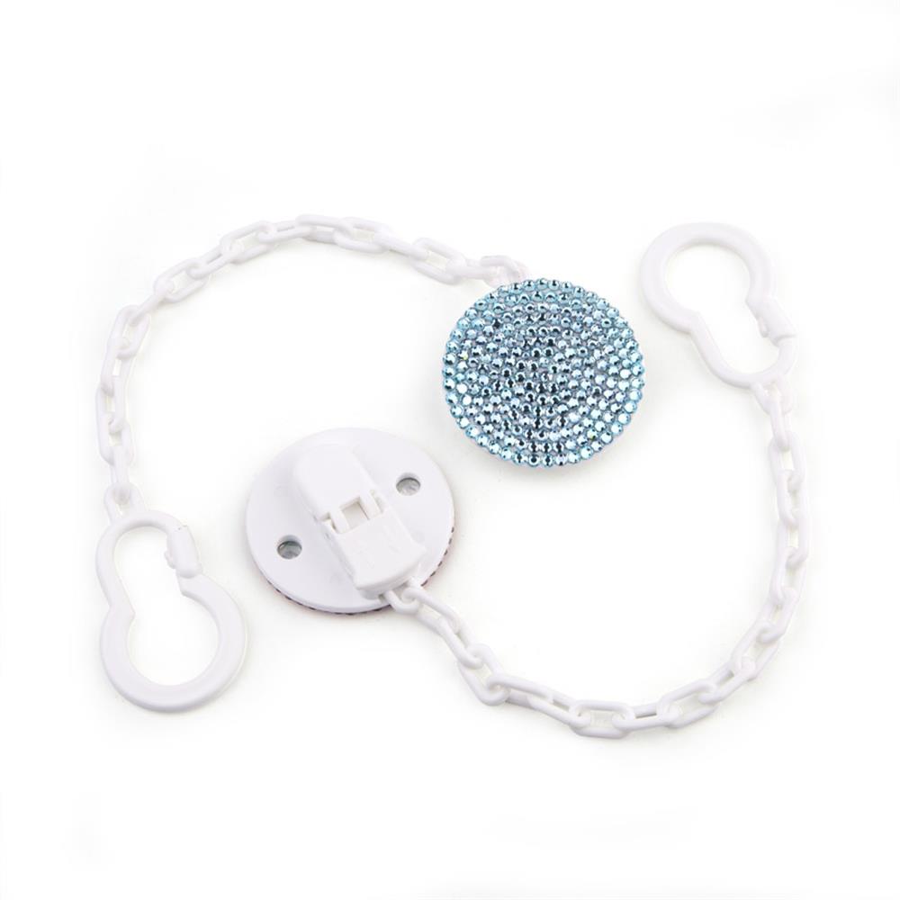 Kristal Taşlı Emzik Zinciri