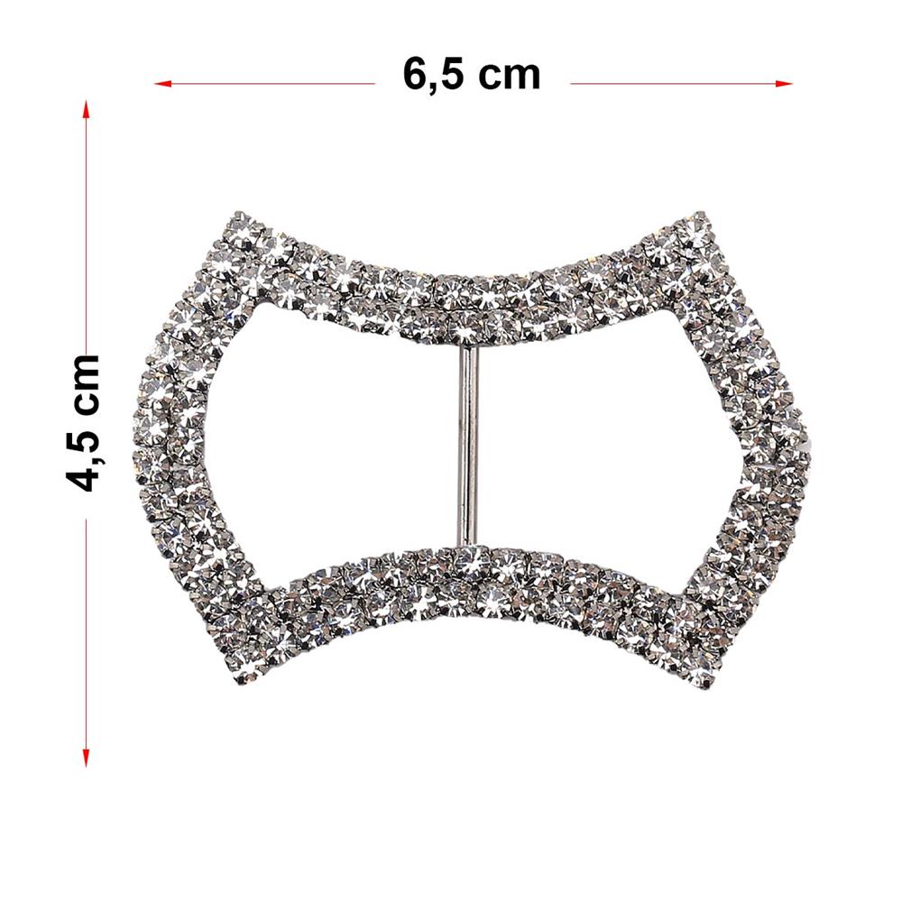 Kristal Taşlı Kemer Tokası