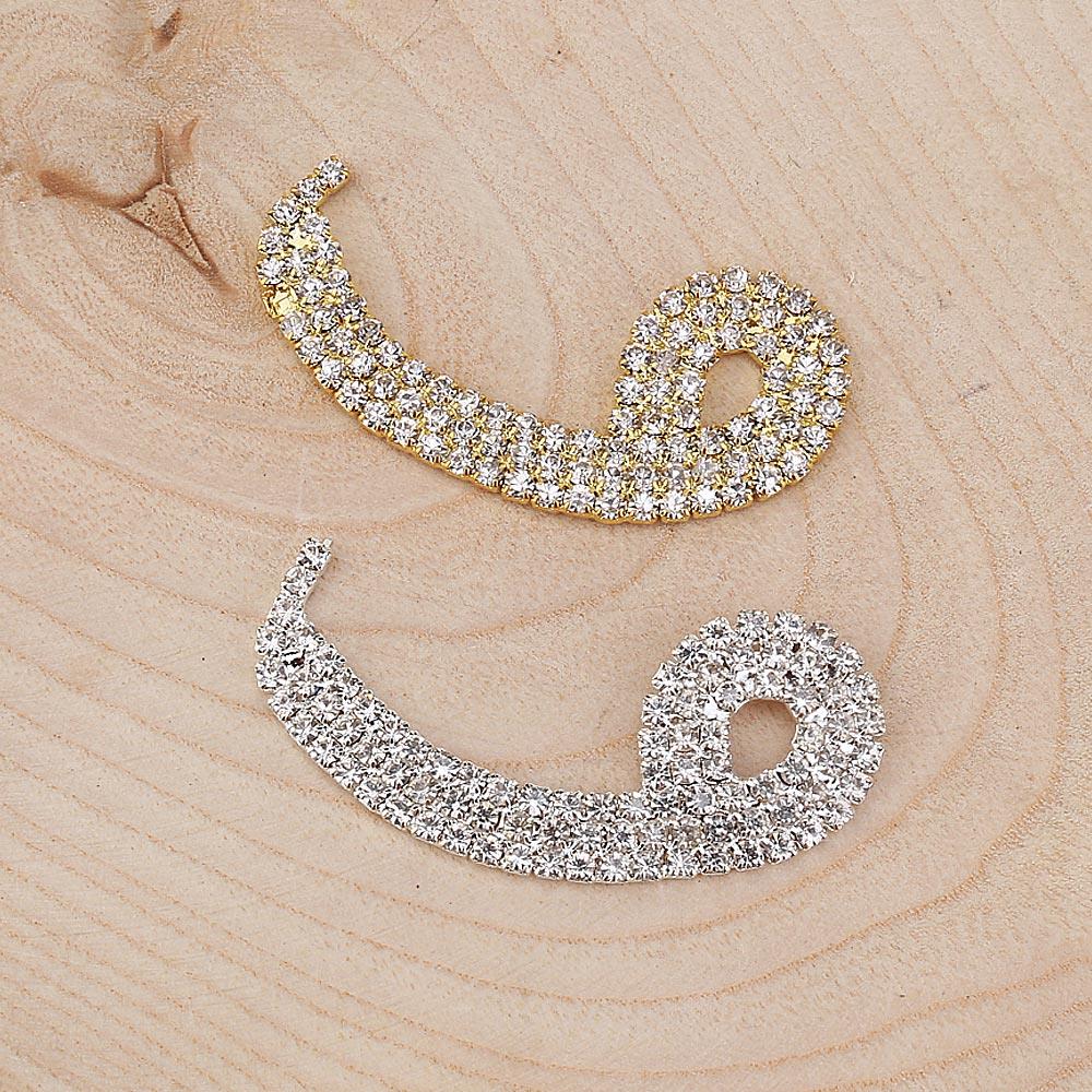 Kristal Taşlı Metal Vav