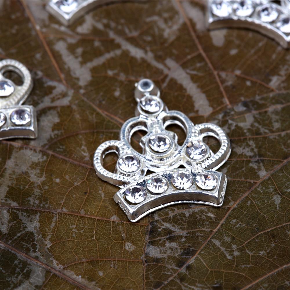 Kristal Taşlı Mini Taç