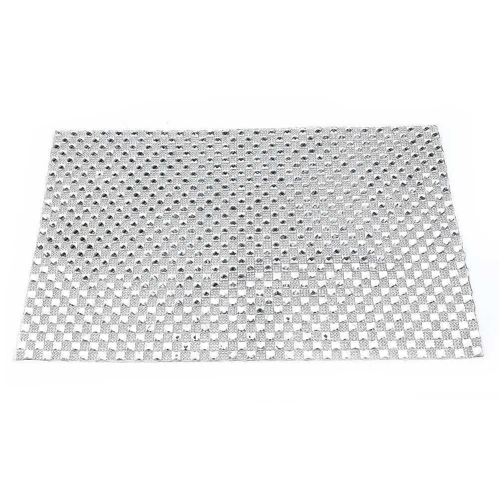 Kristal Taşlı Ütüyle Yapışan Meş Tabaka