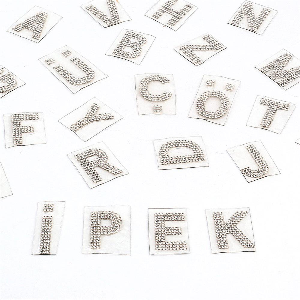 Kristal Taşlı Ütüyle Yapıştırma Harf