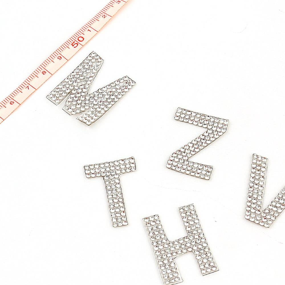 Kristal Taşlı Ütüyle Yapıştırma Harf