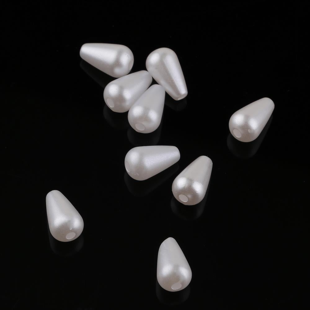 Küçük Beyaz Damla İnci Boncuk