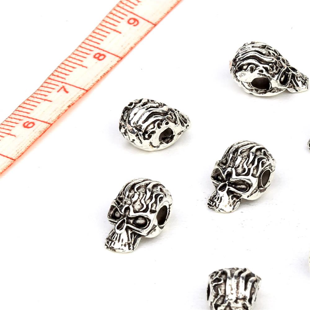 Kurukafa Figür Metal Takı Boncuğu