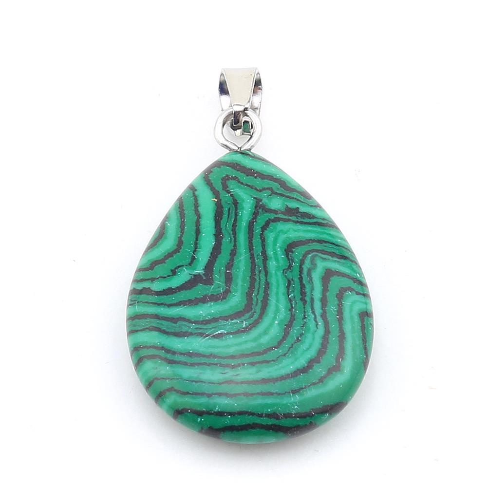 Malahit Taşı Takı Ucu