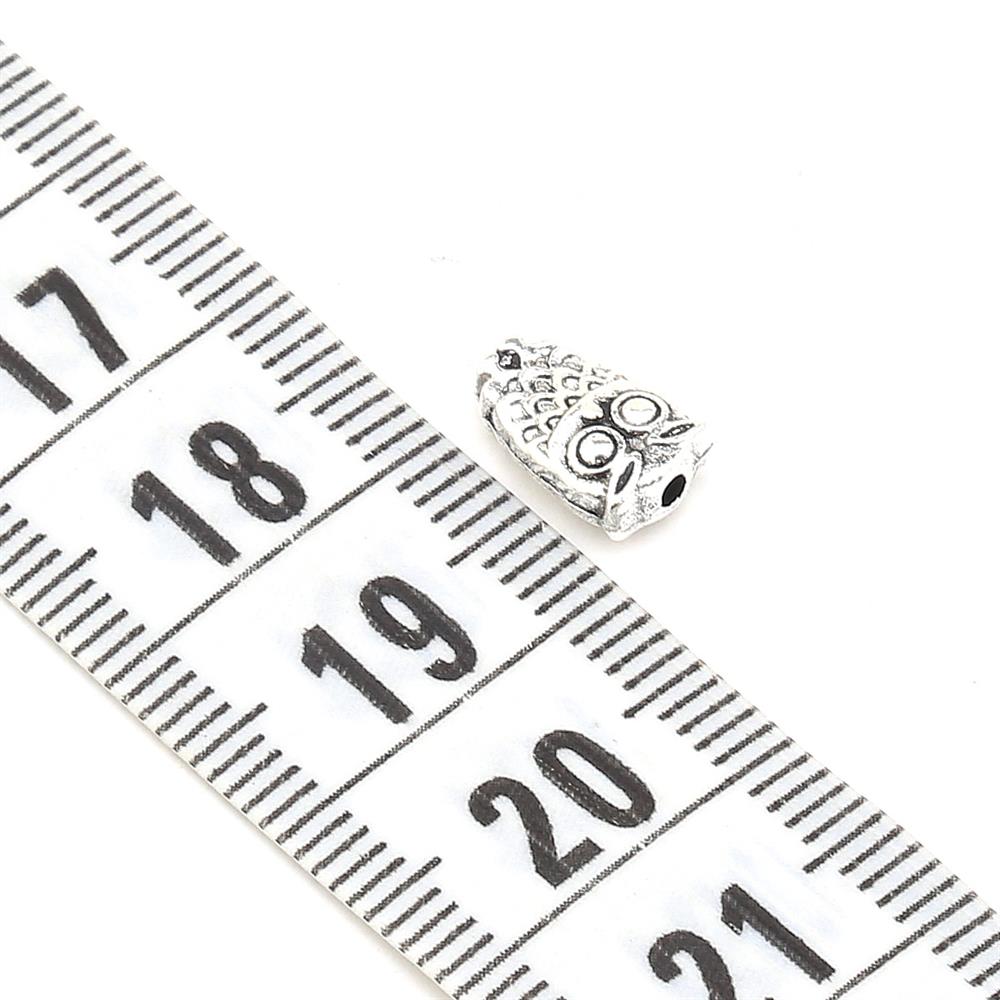 Metal Baykuş Takı Boncuğu 10 Adet