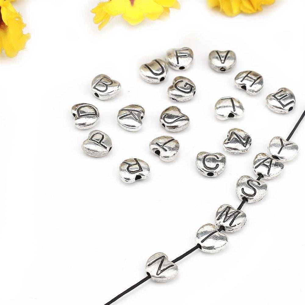 Metal, Kalp Şeklinde Boncuk Harfler