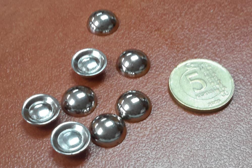 Metalik Yuvarlak Taş (25 adet)