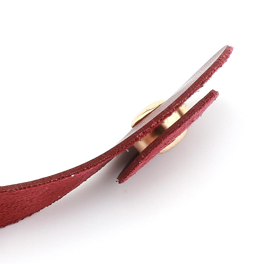 Mıknatıslı Klipsli Çanta Kapama Bordo