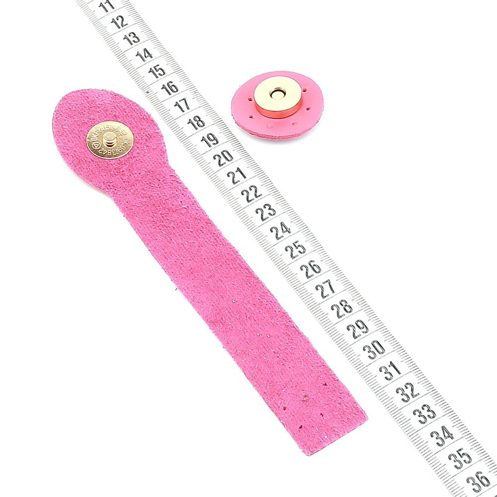 Mıknatıslı Klipsli Çanta Kapama Pembe