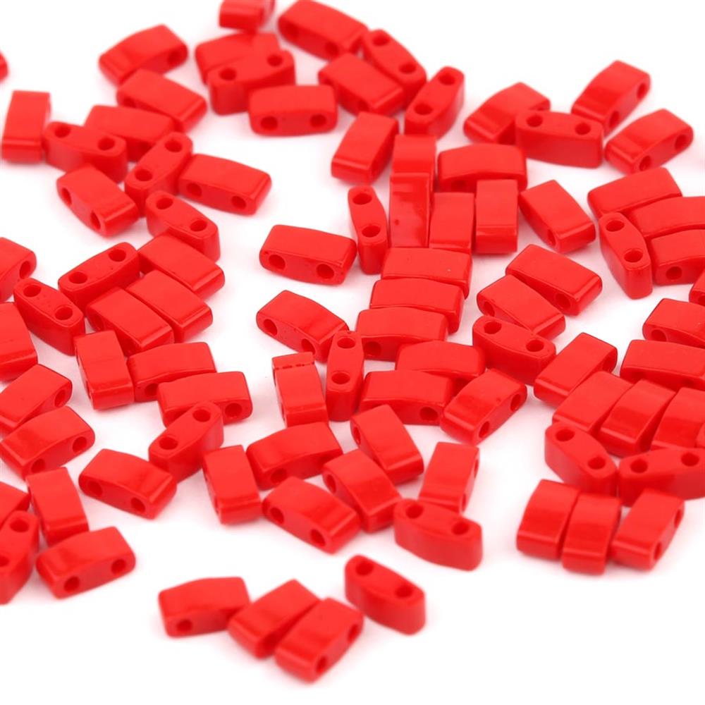 Miyuki Half Tila Bead Kırmızı Boncuk