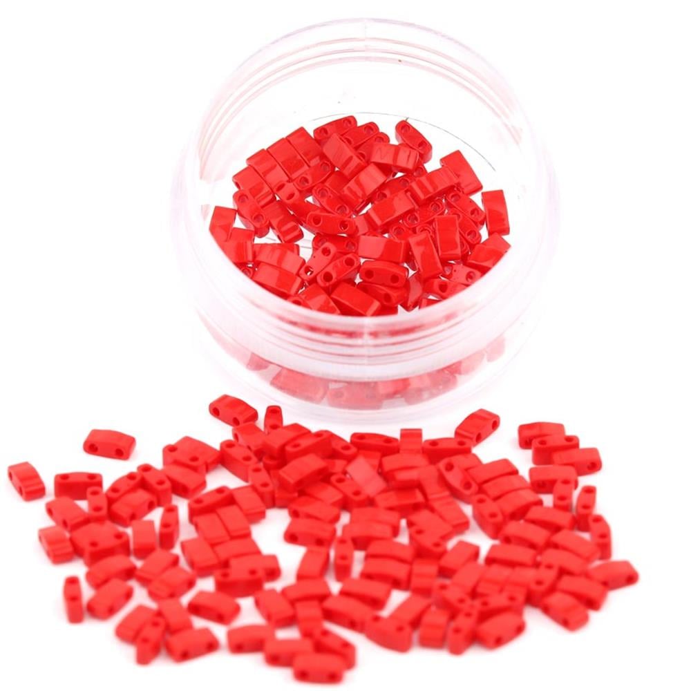 Miyuki Half Tila Bead Kırmızı Boncuk