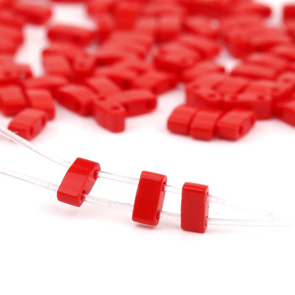 Miyuki Half Tila Bead Kırmızı Boncuk