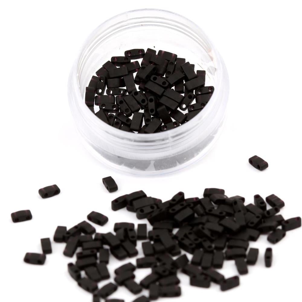 Miyuki Half Tila Bead Siyah Boncuk