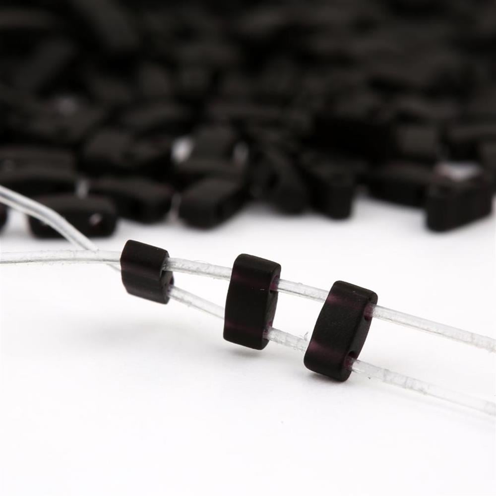 Miyuki Half Tila Bead Siyah Boncuk