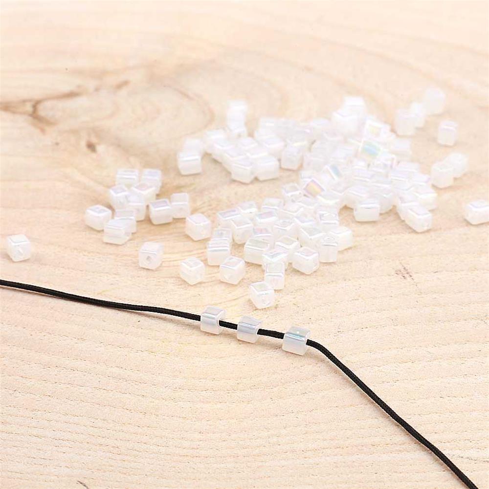 Miyuki Square Cube 3 mm Kristal Boncuk