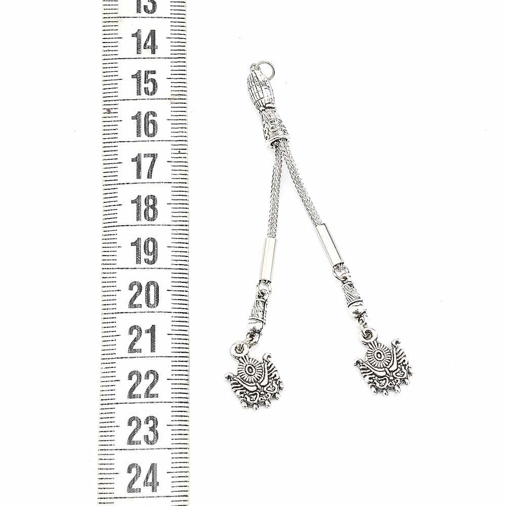 Osmanlı Arması İkili Metal Püskül