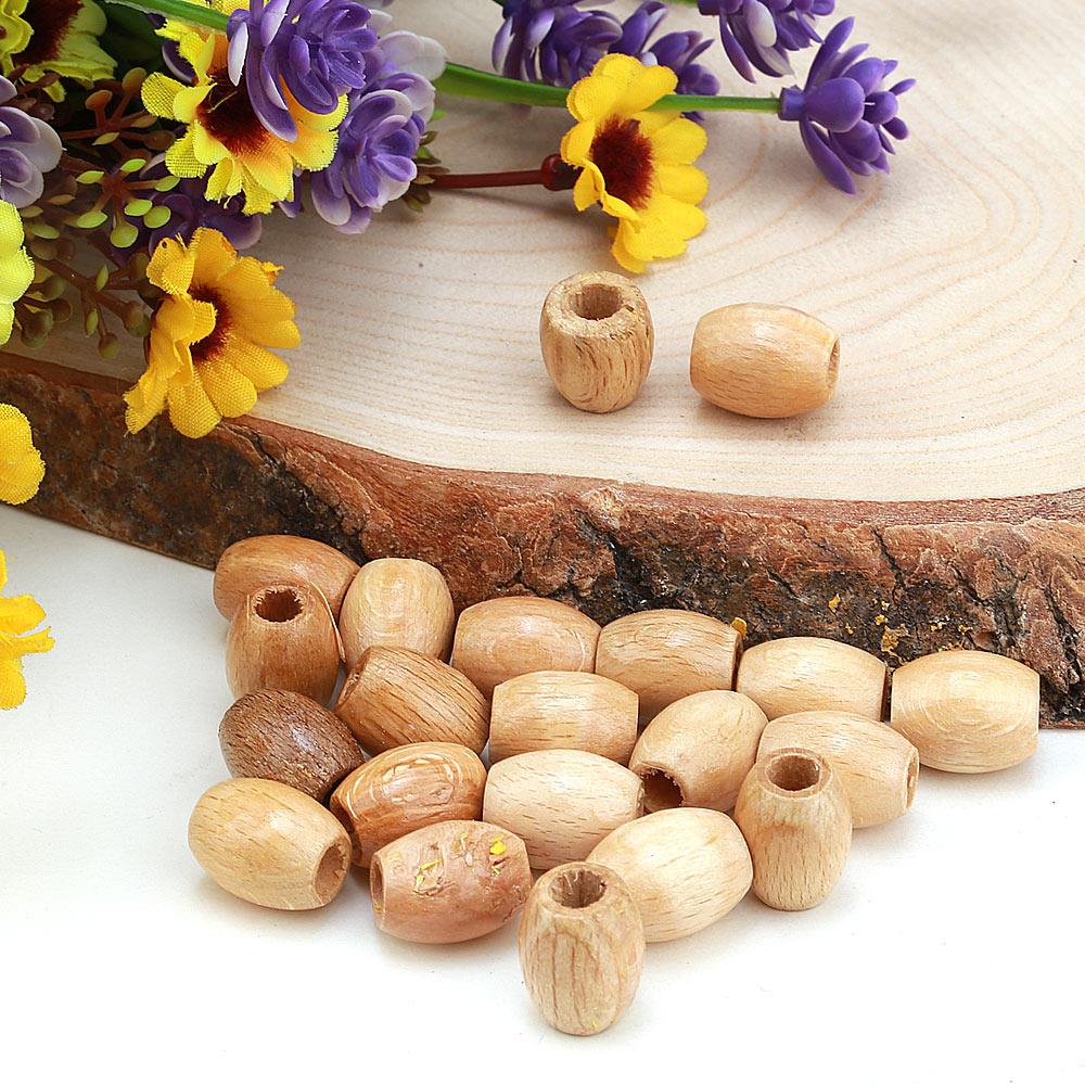 Oval Tahta, Çanta Boncuğu Küçük Boy (20 adet)