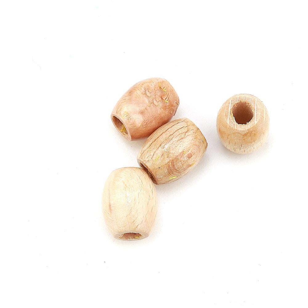 Oval Tahta, Çanta Boncuğu Küçük Boy (20 adet)