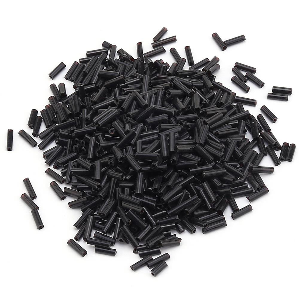 Plastik Boru Boncuk Siyah