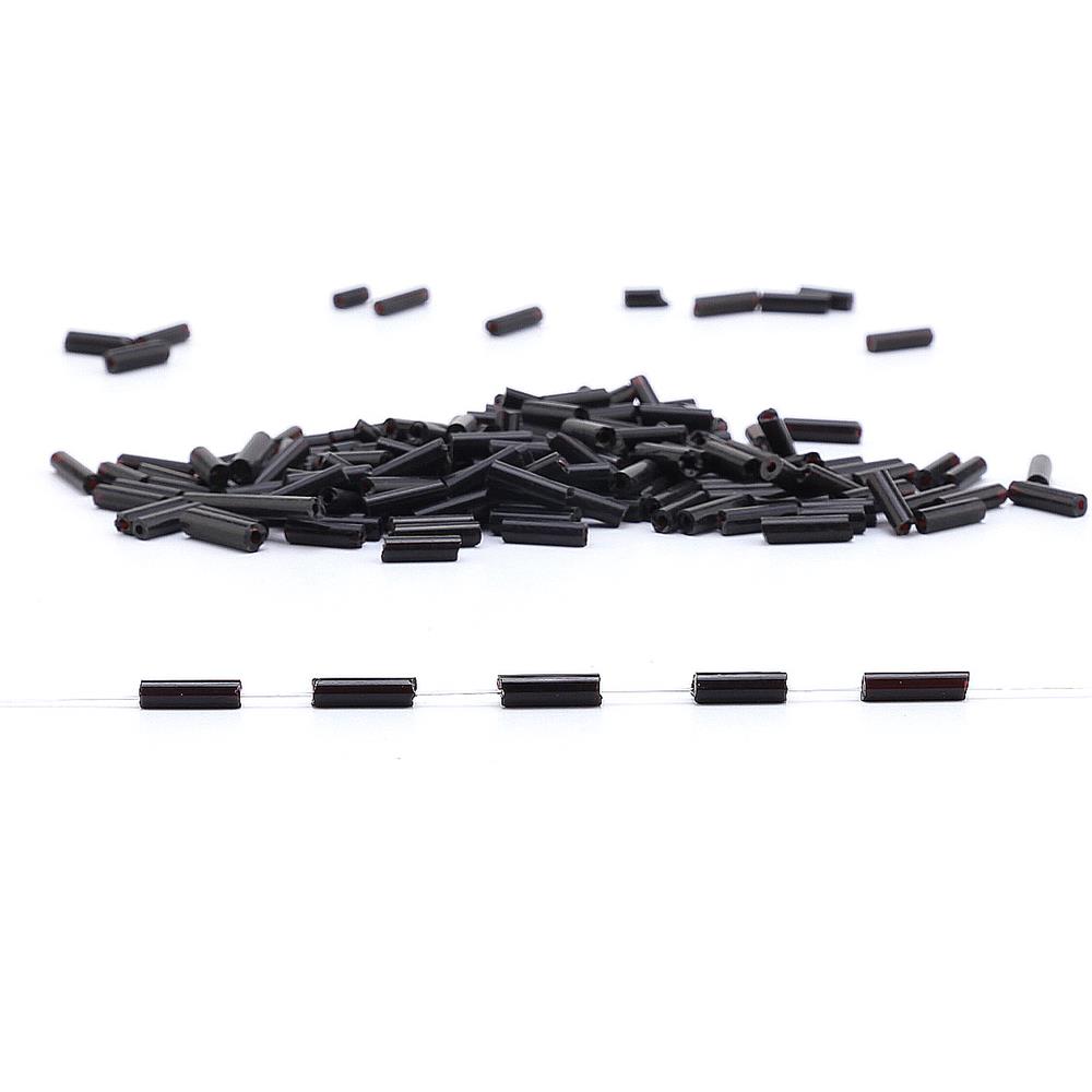 Plastik Boru Boncuk Siyah