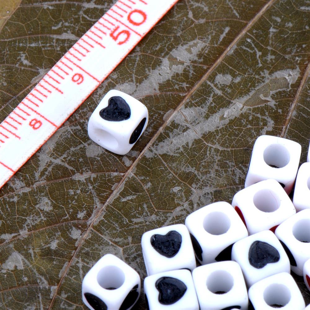 Plastik, Küp Kalpli Boncuk (10 adet)