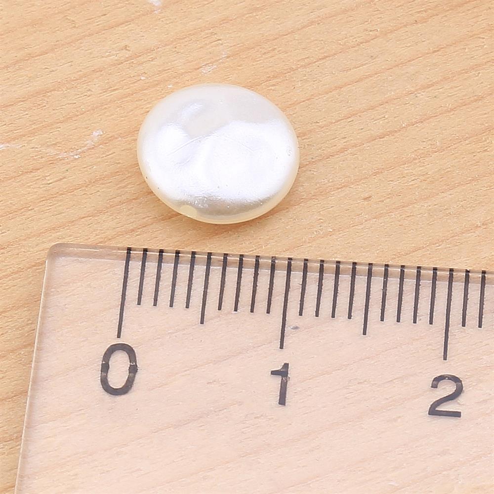 Plastik Lüx Yassı İnci Boncuk