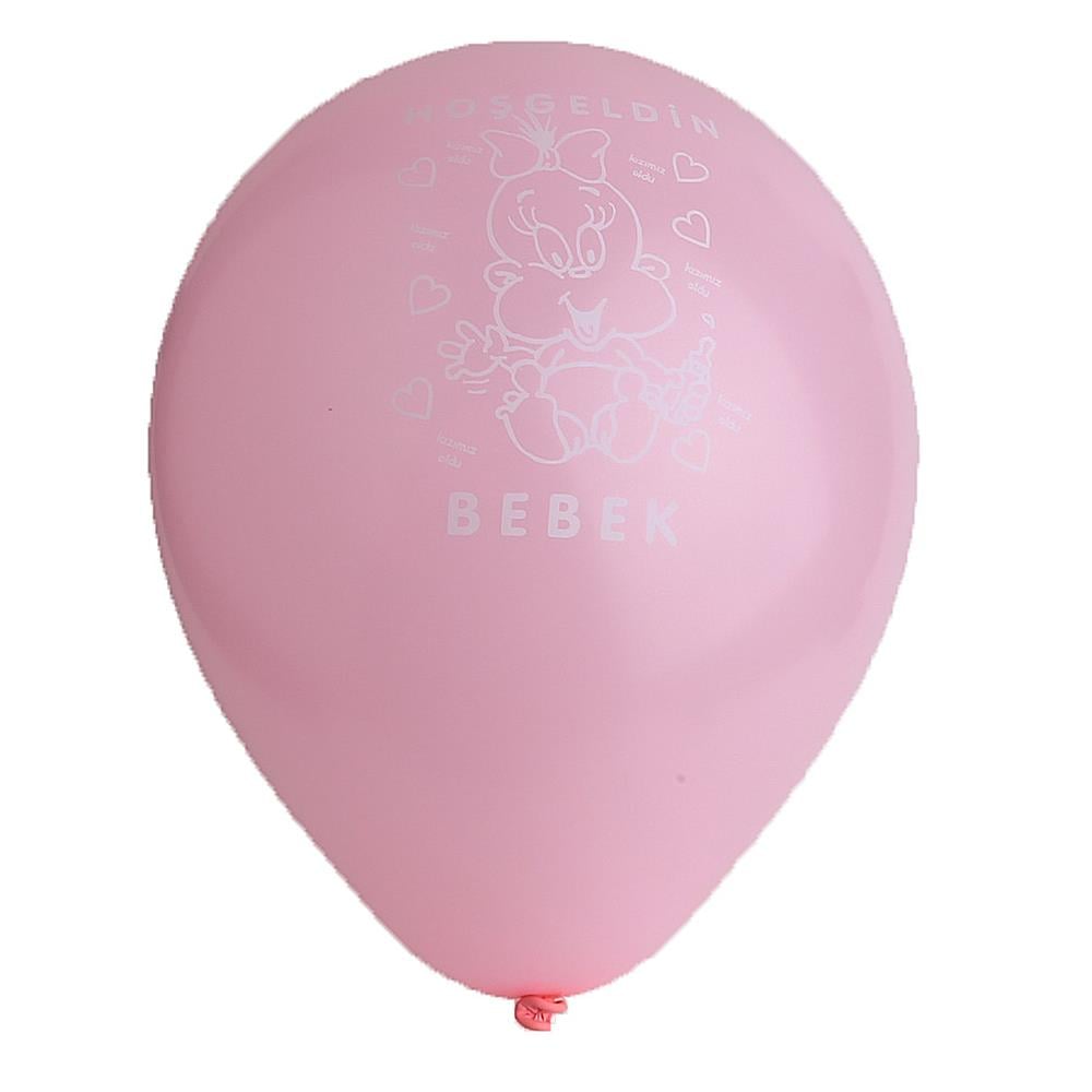 Hoşgeldin Bebek Baskılı Balon 10 adet
