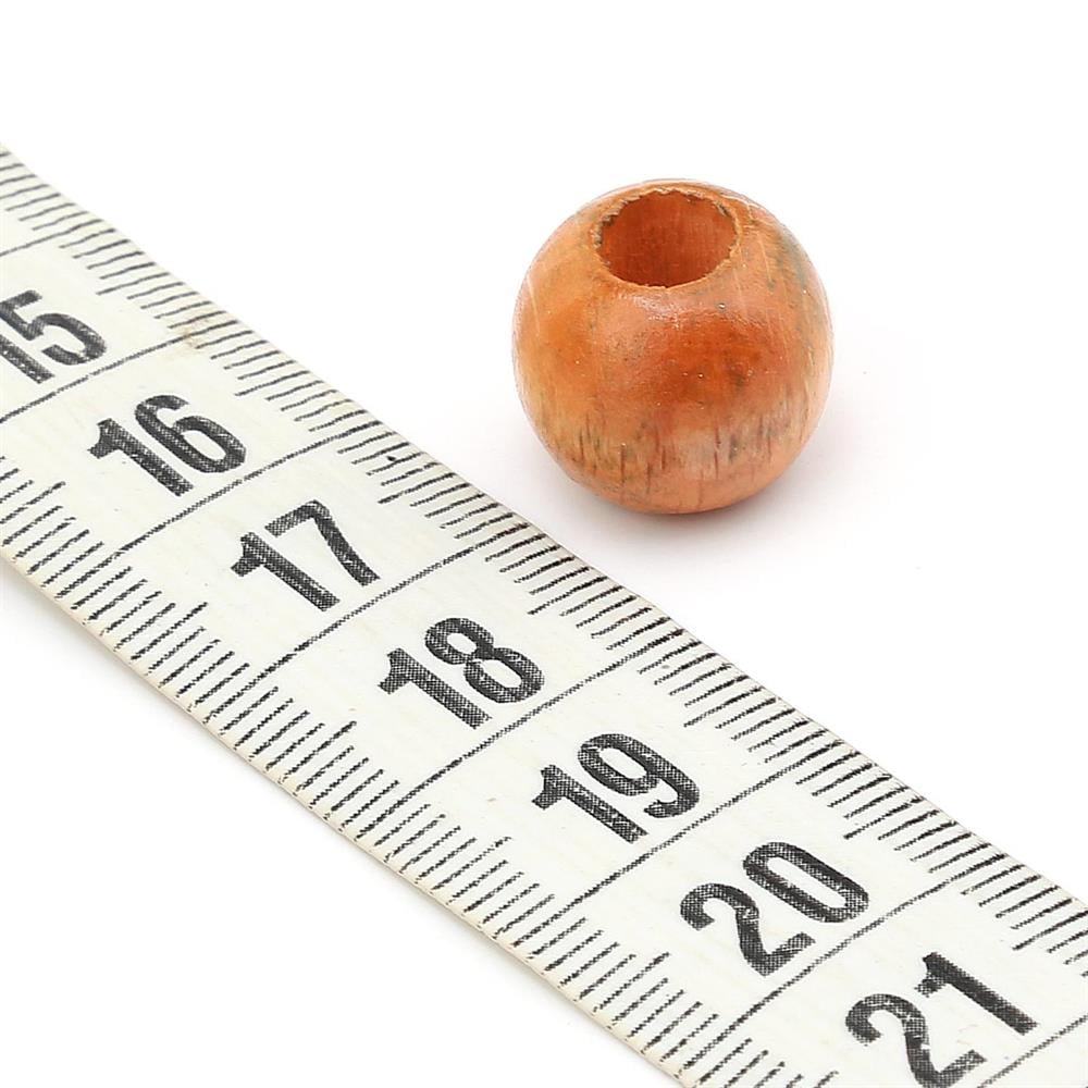 Renkli Büyük Ahşap Boncuk 20 adet