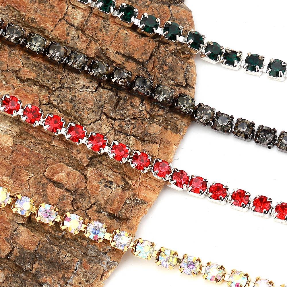 Renkli Kristal Dizi Taş