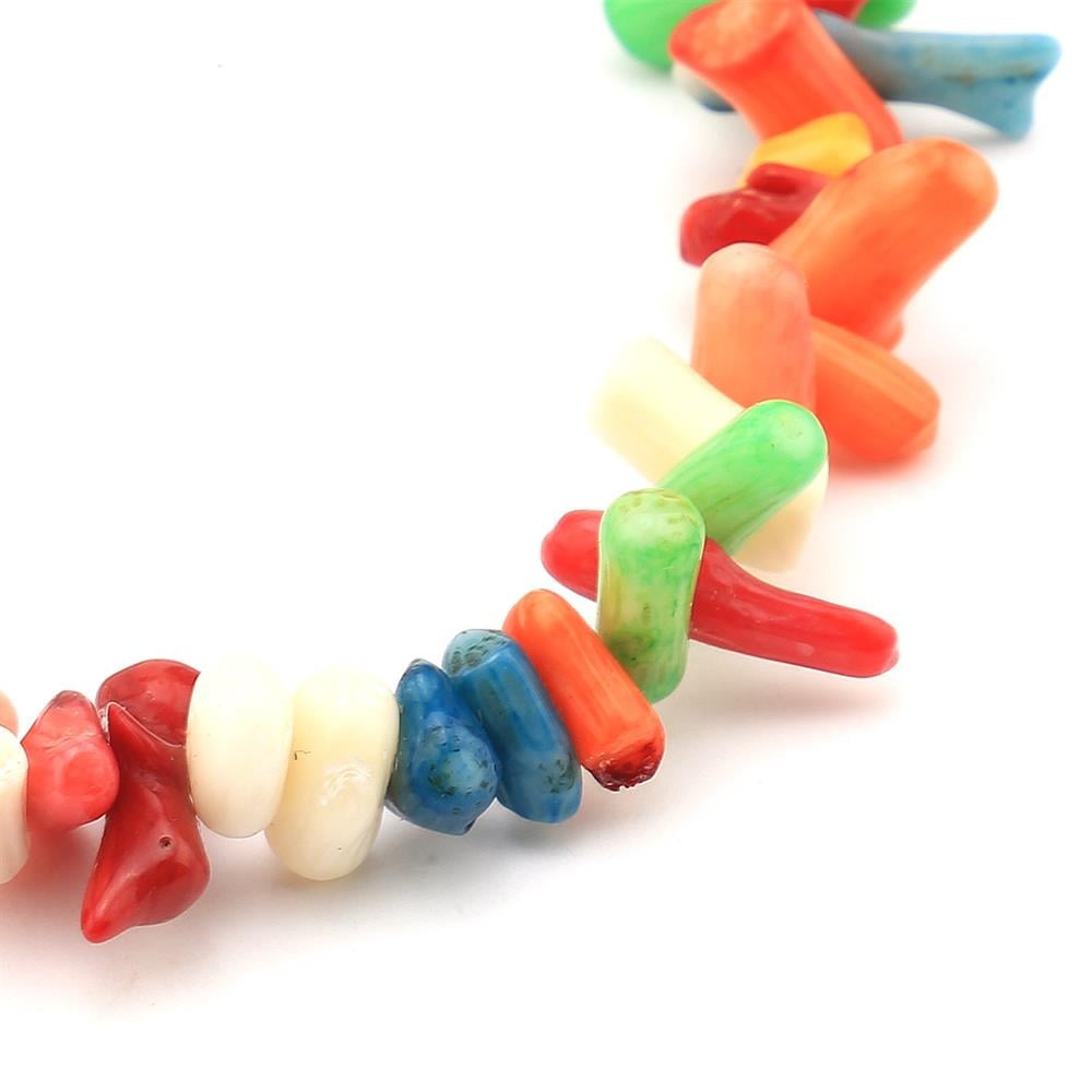 Renkli Mercan Taşı Dal Boncuk