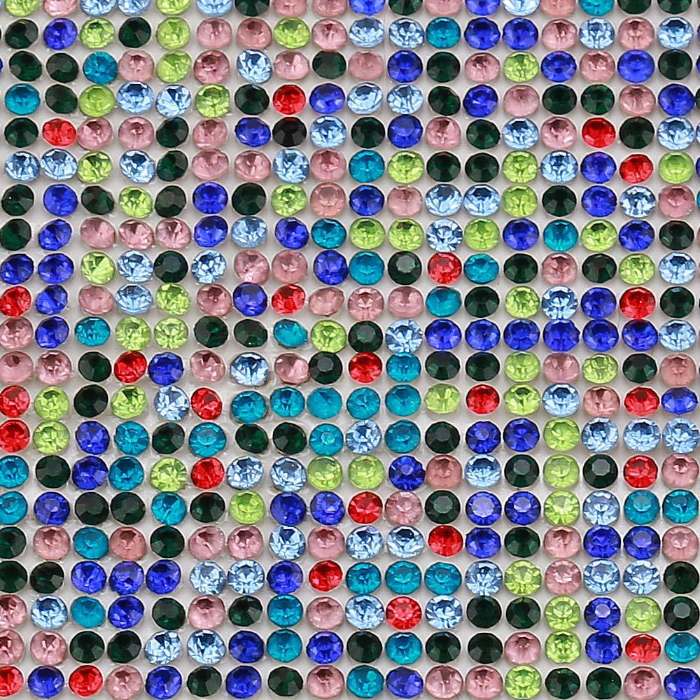 Renkli Taşlı Yapıştırma Tabaka Meş