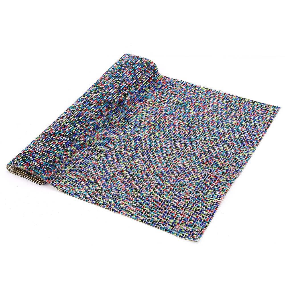 Renkli Taşlı Yapıştırma Tabaka Meş